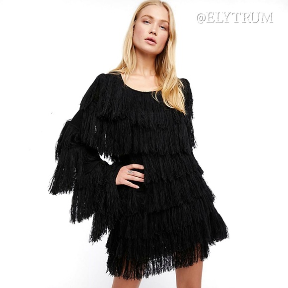 free people fringe dress